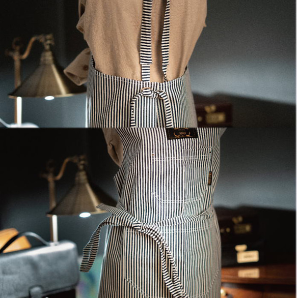 理容 美容エプロン 職人 シザーエプロン 作業エプロン デニムエプロン レザーエプロン かっこいい ショップエプロン ア 