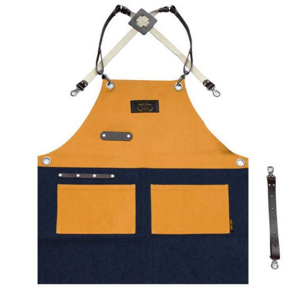 理容 美容エプロン 職人 シザーエプロン 作業エプロン デニムエプロン レザーエプロン かっこいい ショップエプロン ア 