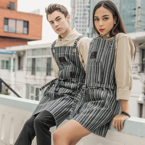 理容 美容エプロン 職人 シザーエプロン 作業エプロン デニムエプロン レザーエプロン かっこいい ショップエプロン ア 