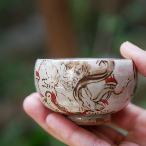 新品・未使用】陶板掛軸 風神雷神 インテリア 貴重品 清水焼 5374_1.jpg