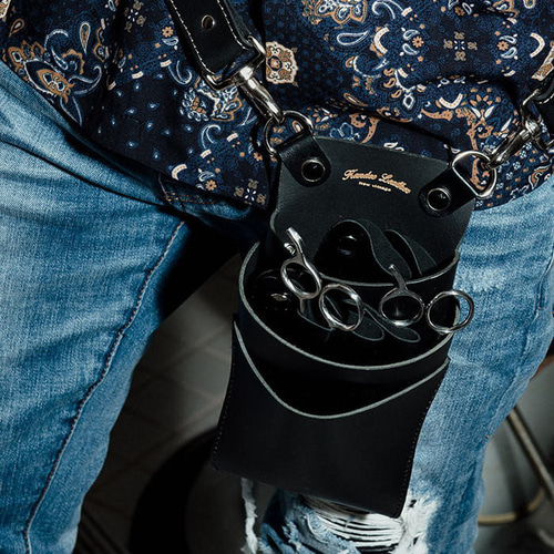 シザーケース美容師理容師トリマー美容関係本革