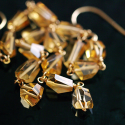 Citrine（earring） シトリンの耳飾り 8枚目の画像