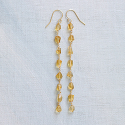 Citrine（earring） シトリンの耳飾り 5枚目の画像