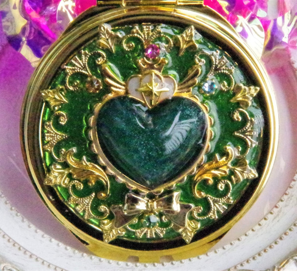 変身！魔法少女のコンパクトミラー（グリーン） 手鏡 nAmi 通販