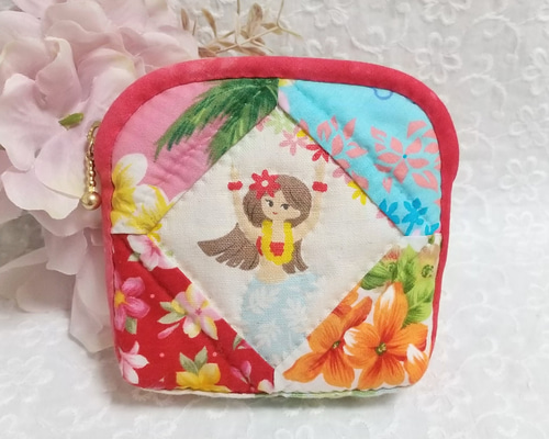【有名人芸能人】 ハワイアンキルト バッグ ハンドメイド オーダー きょうこちゃん トートバッグ