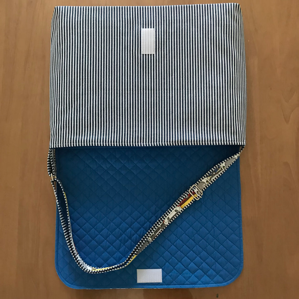 ショルダーバッグ、図書袋、絵本袋　　#2119 5枚目の画像