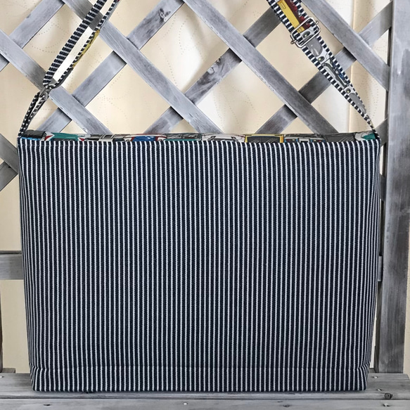 ショルダーバッグ、図書袋、絵本袋　　#2119 2枚目の画像