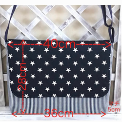 ショルダーバッグ、図書袋、絵本袋　　#2119 7枚目の画像