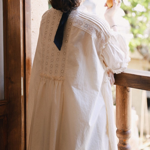 コットン100%大人が可愛いゆったりしたワンピース 3329 ワンピース