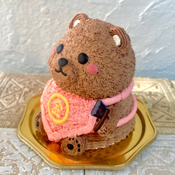 こどもの日⭐︎クマの金太郎の立体ケーキ　子どもの日　子供の日　＜ご希望のお受取りお日にち•時間帯をご指定下さい＞ 2枚目の画像