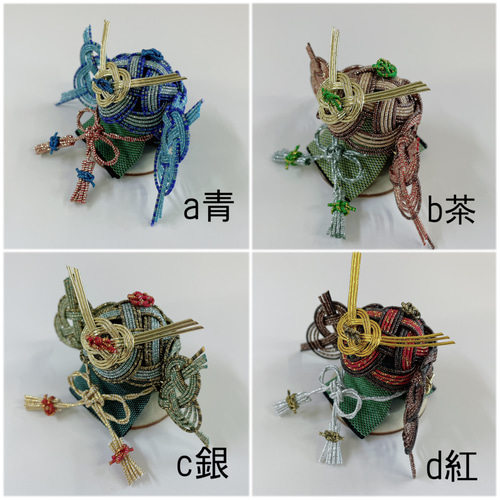 はっち「端午の節句」の置物２個 端午の節句 兜人形 (東京久月)