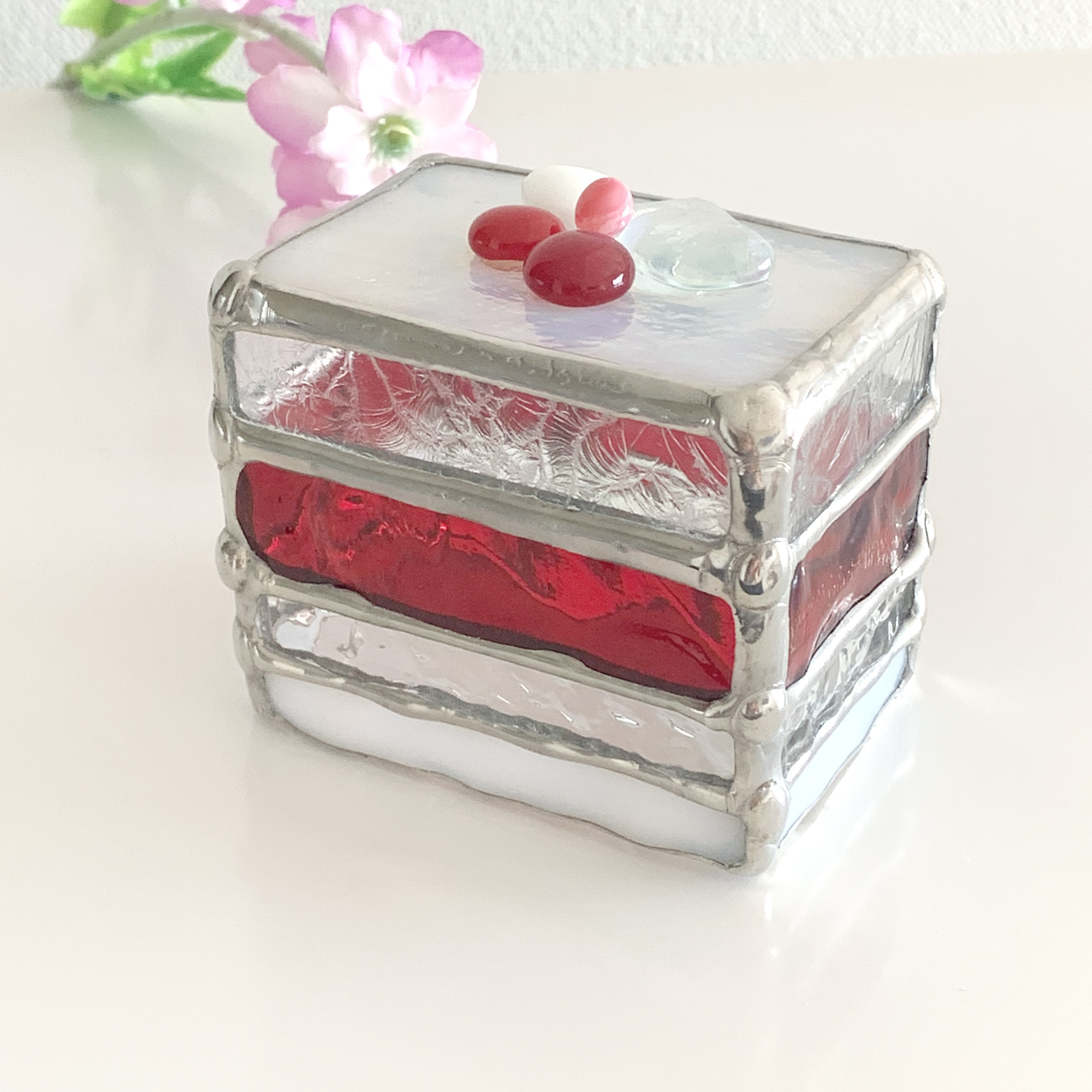 『Sweet night』フランボワーズ・ムース　LEDキャンドルホルダー