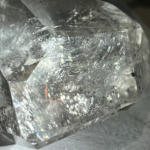 虹入り✨ パイライト インクォーツ ポイント クリスタル 水晶 その他