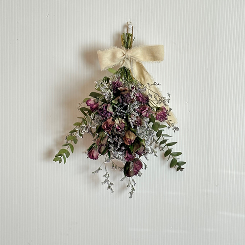 ドライフラワー♡クリスマスローズスワッグ スワッグ Rest garden 通販