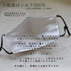 国産シルク100％　ピンク　春マスク　お肌にやさしい　血色カラー　立体　紫外線対策　日本製 2枚目の画像