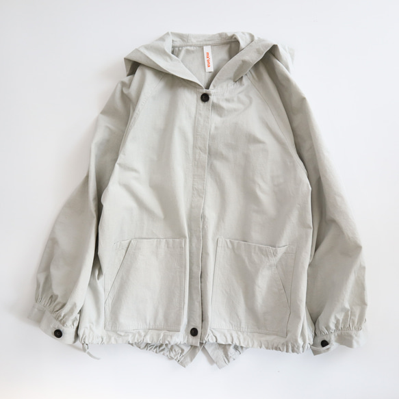 gather sleeve mountain parka (fog) 10枚目の画像