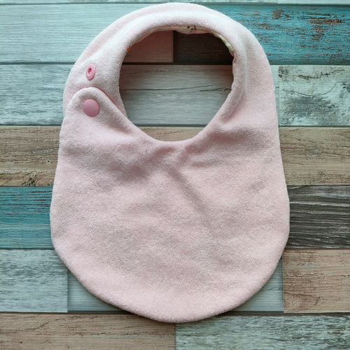 ワッペン付き ふわふわダブルガーゼスタイ【うさぎ】 スタイ