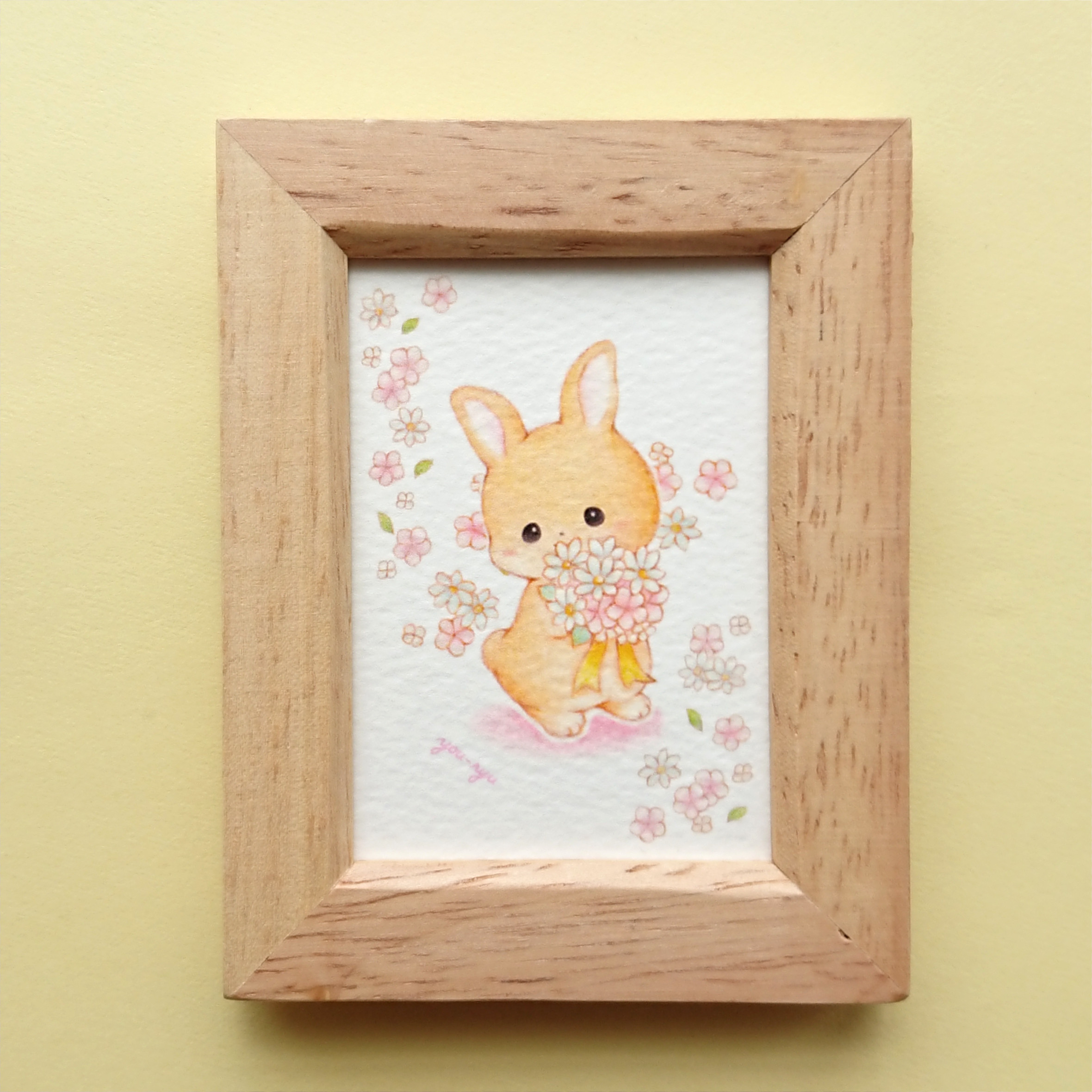 Takahashi　Fine Mogu Little Day　うさぎ　フレーム付