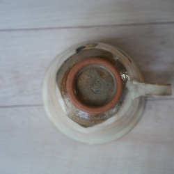 京焼・清水焼　色絵　コーヒーカップ　紅白梅 5枚目の画像