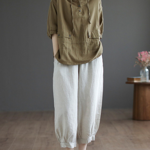 大人気作家さまリネンパーカー