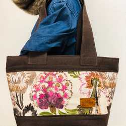 フランスリネン STOF 使用 大きめトートバッグ NO.7 トートバッグ