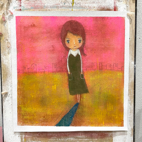 絵画 BE KIND 2023年もお世話になりました！ 今年最後のポストは、お顔の模様