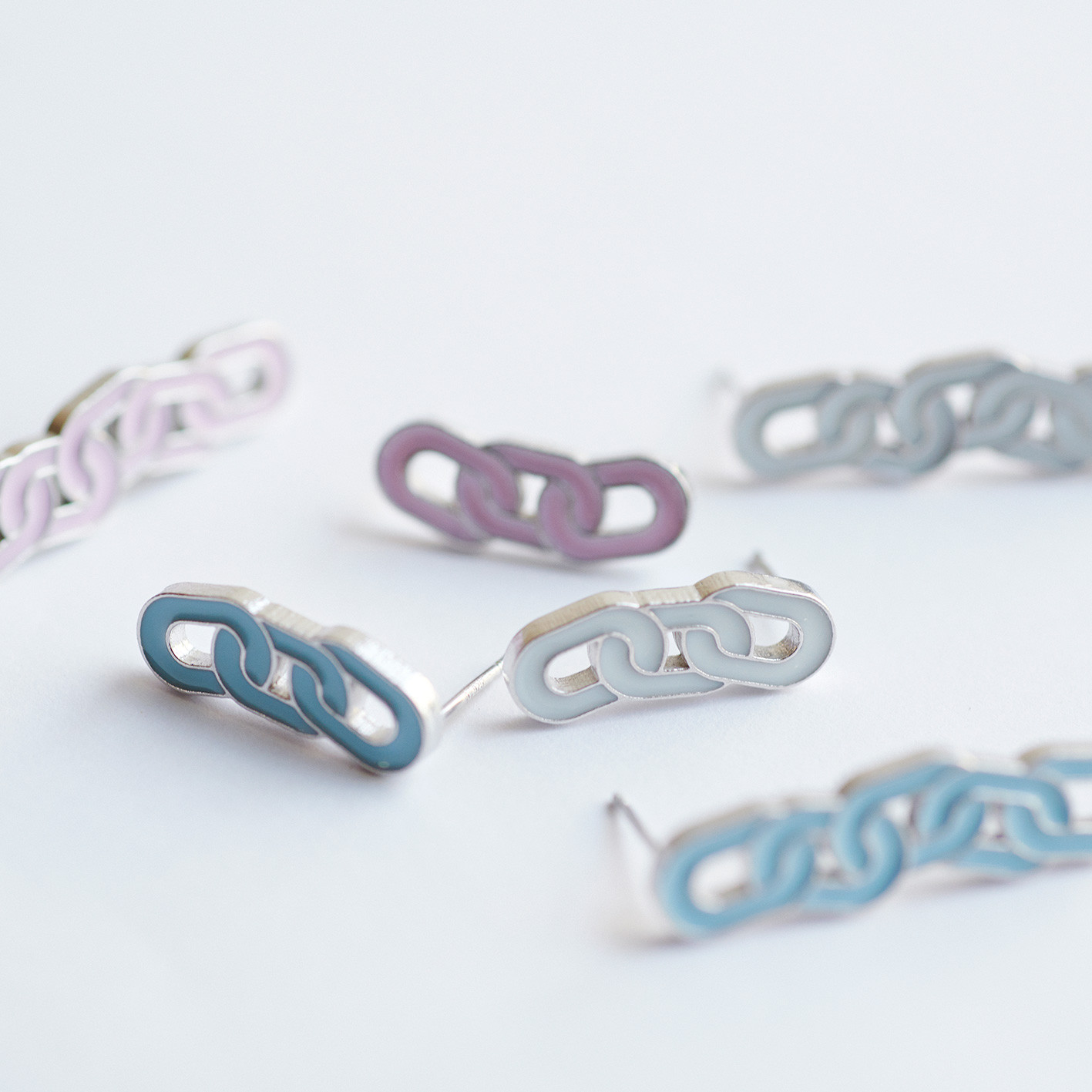 1103. SLICE CHAINS / PIGEON BLUE