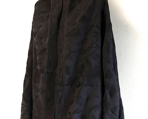 KAPITAL 黒 刺繍 ストール a8264190a92e47b8ad7047d0f19688