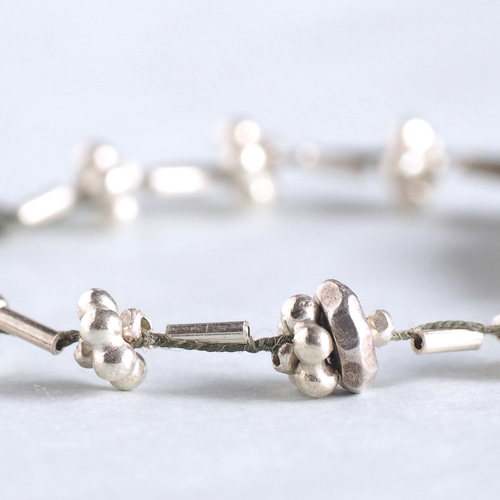 カレンシルバー 編み込みブレスレット ブレスレット - K A L P A