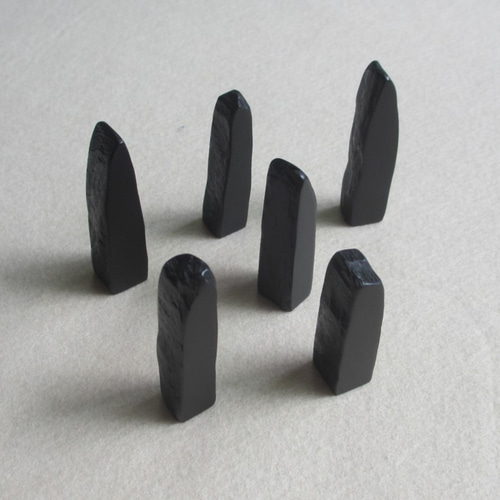 受注製作品】天然石（硯石）から作る