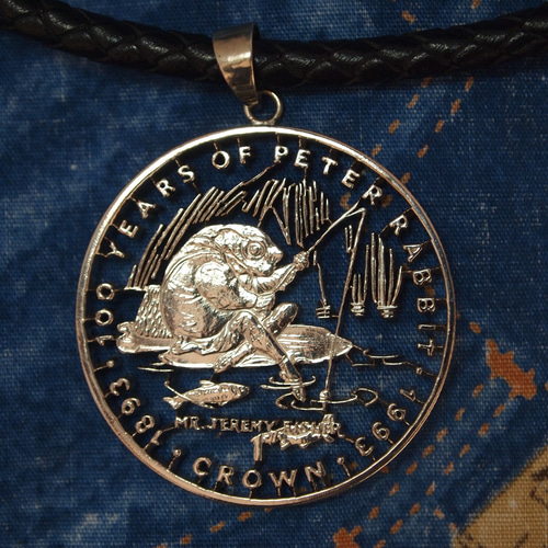 ピーターラビット ジブラルタル1クラウンコインペンダント ネックレス