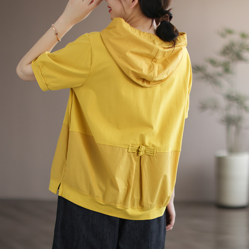 Tシャツ パーカー レディース レディースパーカー 半袖パーカー