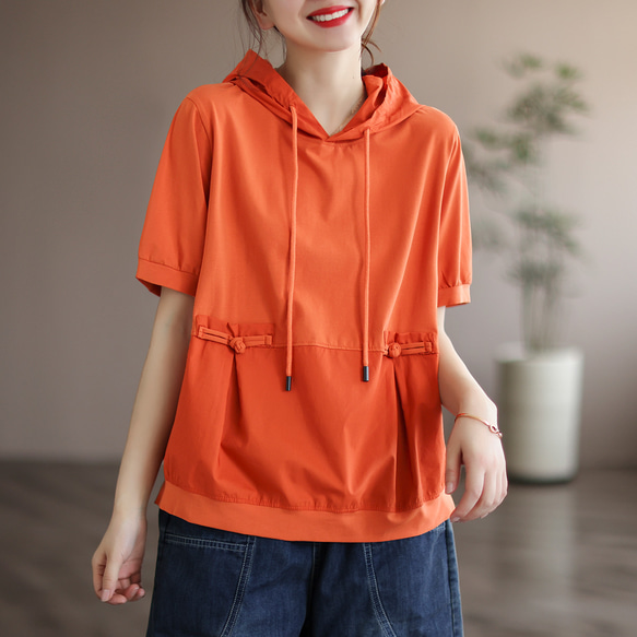 新着商品 Tシャツ パーカー レディース レディースパーカー 半袖パーカー トップス