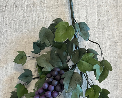 クレイクラフト葡萄の入れ物ハンドメイド