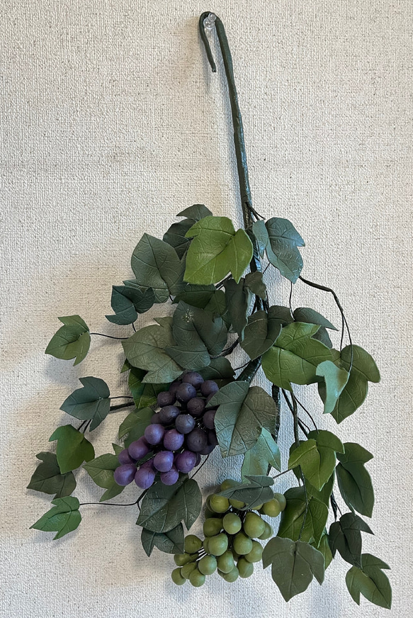 クレイクラフト葡萄の入れ物ハンドメイド クレイクラフト葡萄の入れ物ハンドメイド クレイクラフト葡萄の入れ物