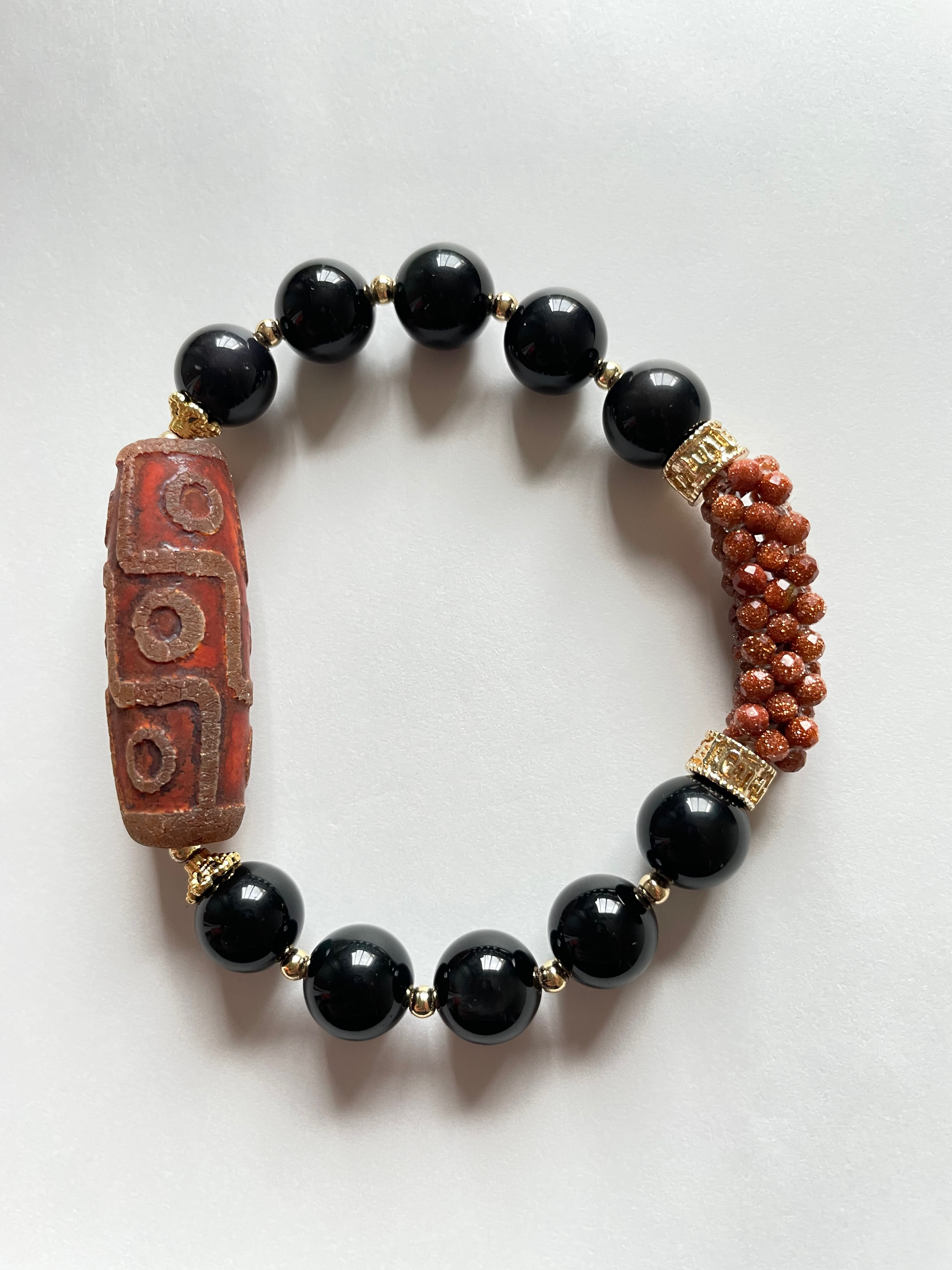 九眼天珠ブレスレット