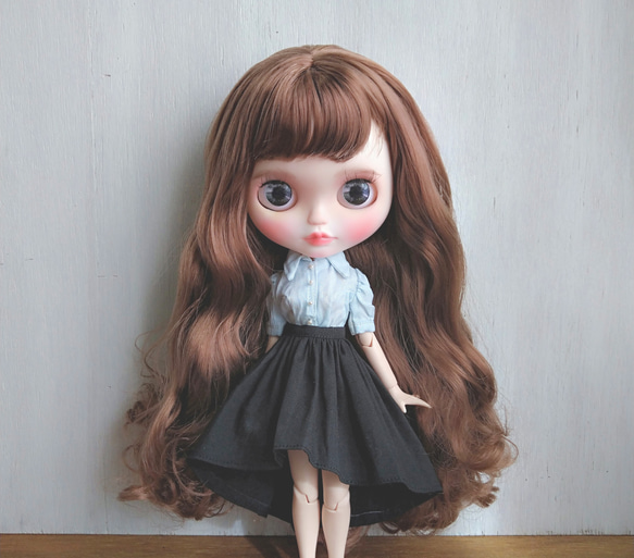 再出品309.※単品※黒のフィッシュテイルスカート※ブライスアウト 