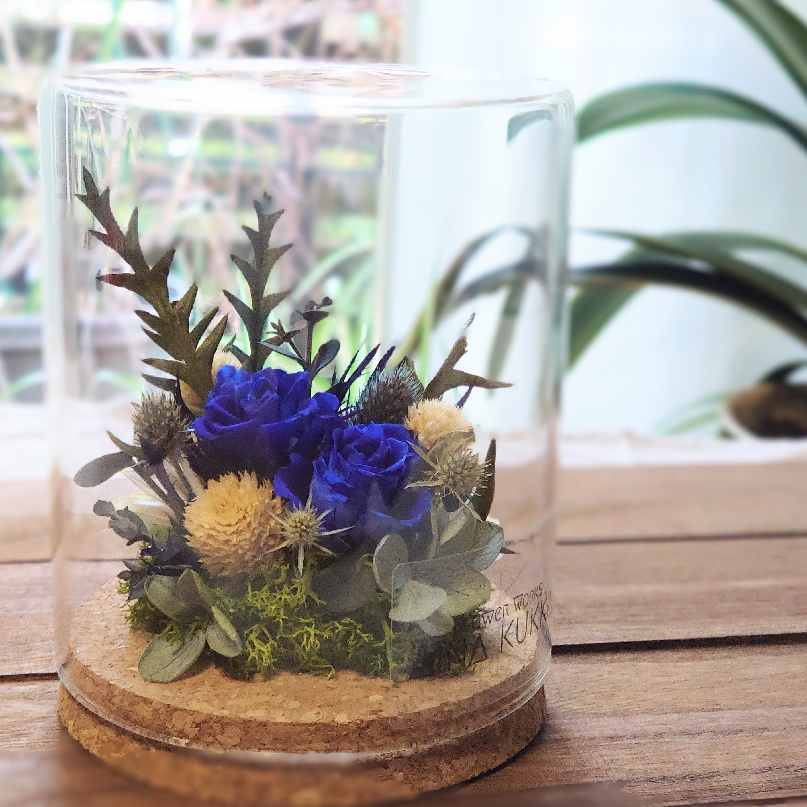 美品■花形■フラワー■ステンドグラス■サイドテーブル■紫■パープル■クラシック■
