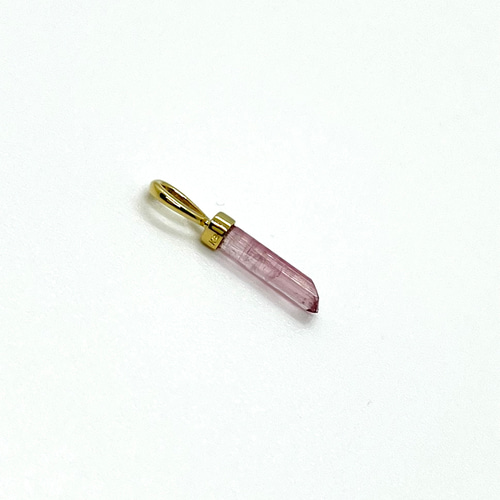 ❣️K18ピンクトルマリンの可愛いペンダントトップ❣️ 限定1点】ピンクトルマリン K18ネックレス(カボション/10月
