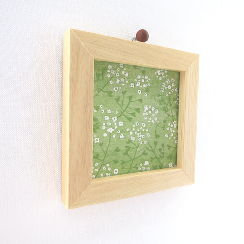 日本画原画】ナズナ・ぺんぺん草の草むらの中 インテリア アート ミニ