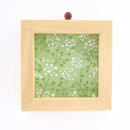 日本画原画】ナズナ・ぺんぺん草の草むらの中 インテリア アート ミニ