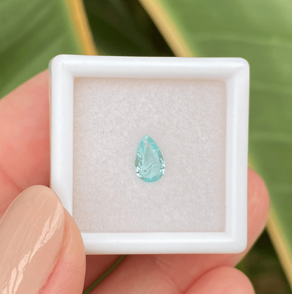 N.2801 パライバトルマリン ルース 0.46ct ライトブルー 高品質 