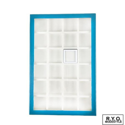 ルースケース 窓付き 紙箱 40ｍｍ 仕切り台紙 4color 3枚目の画像