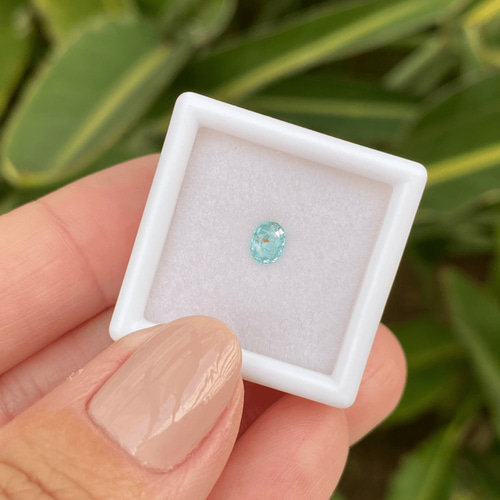 N.2803 パライバトルマリン ルース 0.31ct 濃厚な青で透明感抜群