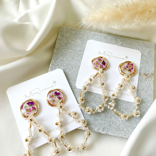 ジュエリーみたいなフラワー♡レジンアクセ♡オーダー受付ページ  