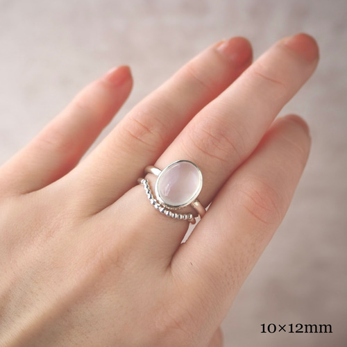 オリゴンリング U字リング(大)　美品 Ball U ring -daily- 華奢 シンプル 重ね付け U字 指輪・リング MAYUMI