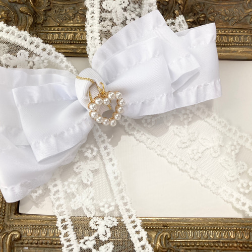 入学入園☆ビッグリボンひめ♡ロリータ♡推し活♡高級刺繍レース