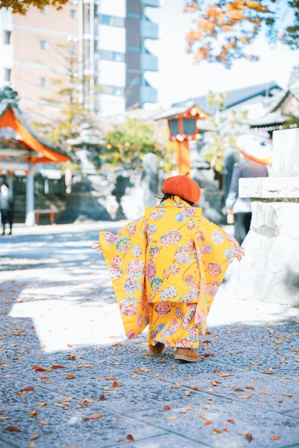 【手編みのどんぐりベレー帽（コットン）ベビー・キッズ・ママ 出産祝い 赤ちゃん 子供 リンクコーデ お揃い 9枚目の画像