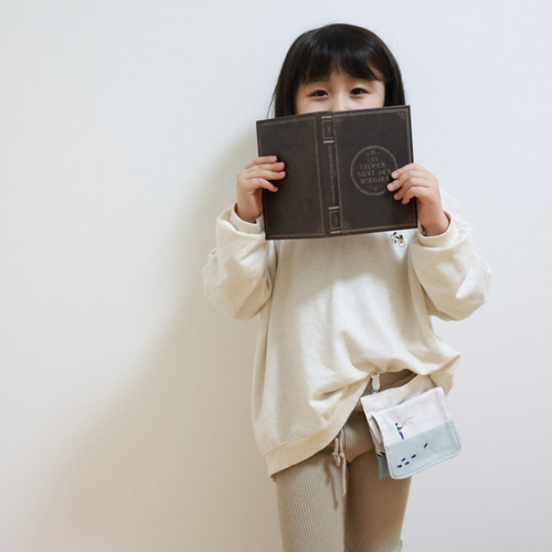 すぐ拭ける！ハンカチ外付け「海の 移動ポケット」ハンカチ3枚付