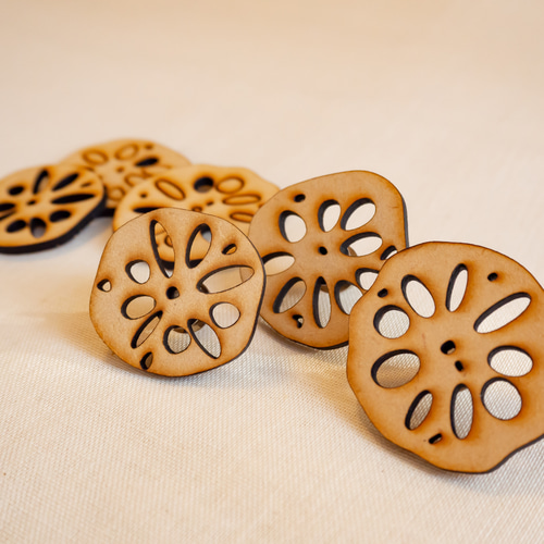 ホンモノそっくり！ レンコンブローチ ブローチ chocon 通販 15691312